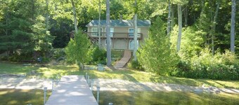 Beautiful pet-friendly home with gorgeous sandy beach on Little Sebago Lake!