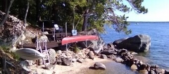 SUMMER SPECIAL Vintage cottage w/ beautiful mountain views across Sebago Lake