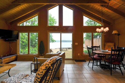 Pet-friendly Long Lake Home with Excellent Views and Shallow-Entry Waterfront