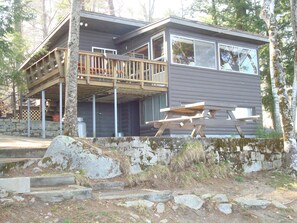 Exterior - Cozy cottage on Sebago Lake with amazing views and excellent swimming! (Raymond)