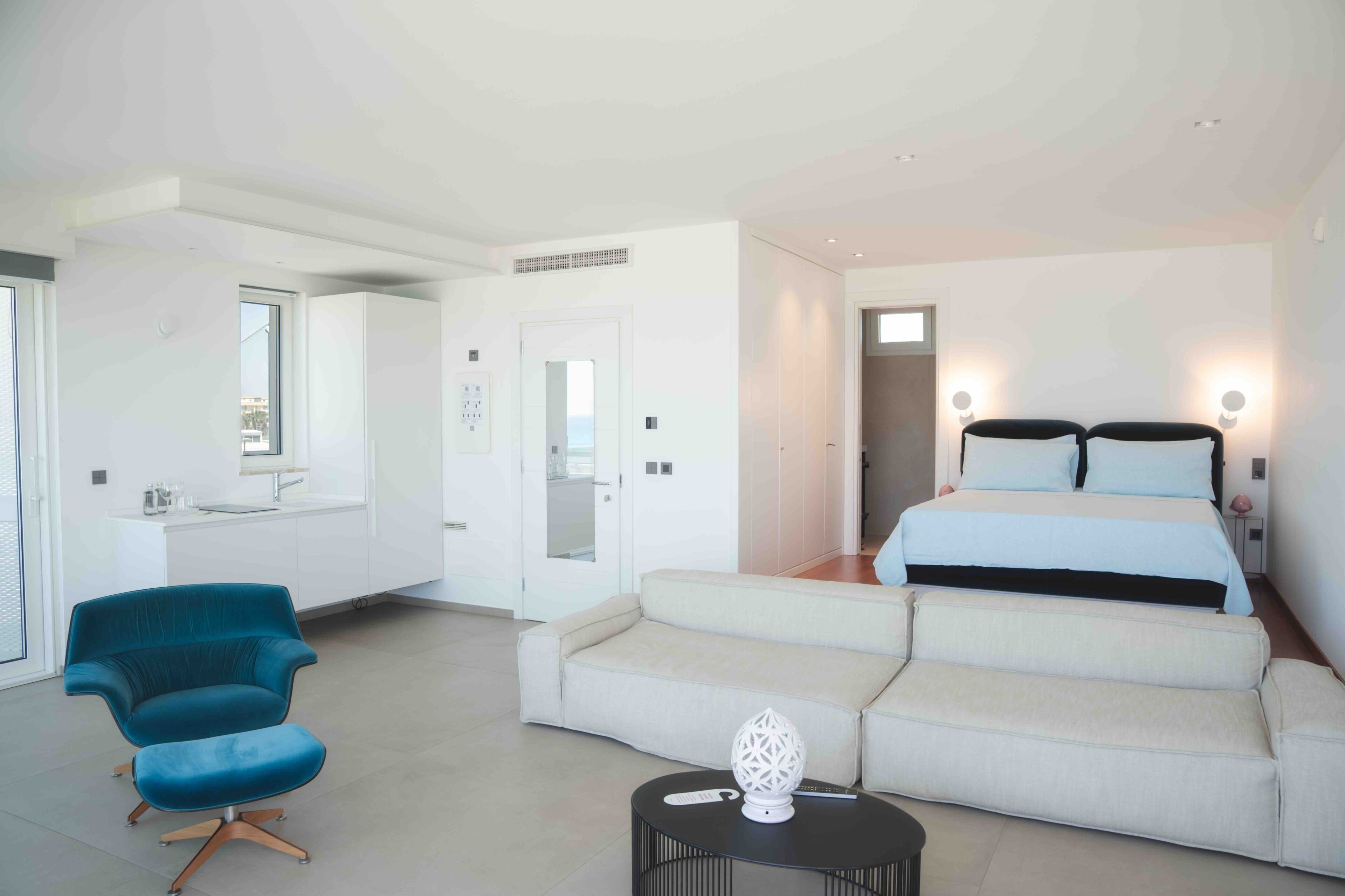 Panorama suite | Lakens van Egyptisch katoen, luxe beddengoed, een minibar