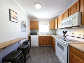 Fridge, microwave, oven, stovetop - Kristi Condo by Chair 8 | Giant Steps Location (Brian Head)