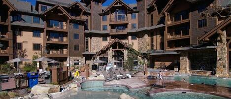 Indoor pool, a heated pool