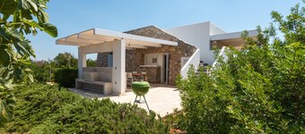 Modern villa with plunge pool near the beaches