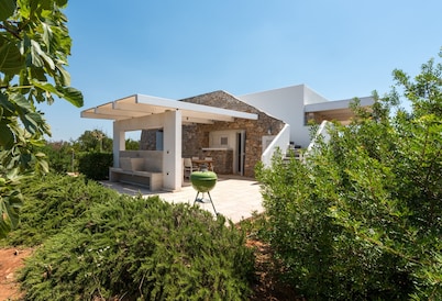 Modern villa with plunge pool near the beaches