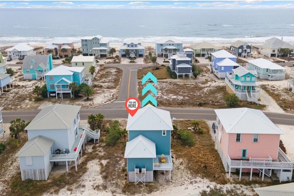 Watch the waves from your balcony