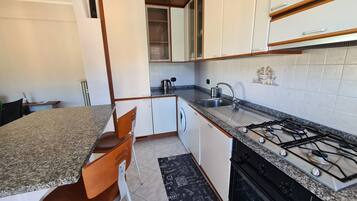 Comfort-Apartment | Eigene Küche | Großer Kühlschrank, Mikrowelle, Geschirrspüler, Espressomaschine