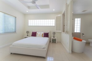 1 bedroom, iron/ironing board, WiFi, bed sheets - Amazing Ocean Front Sea Palm Villa #9  (Grand Cayman)