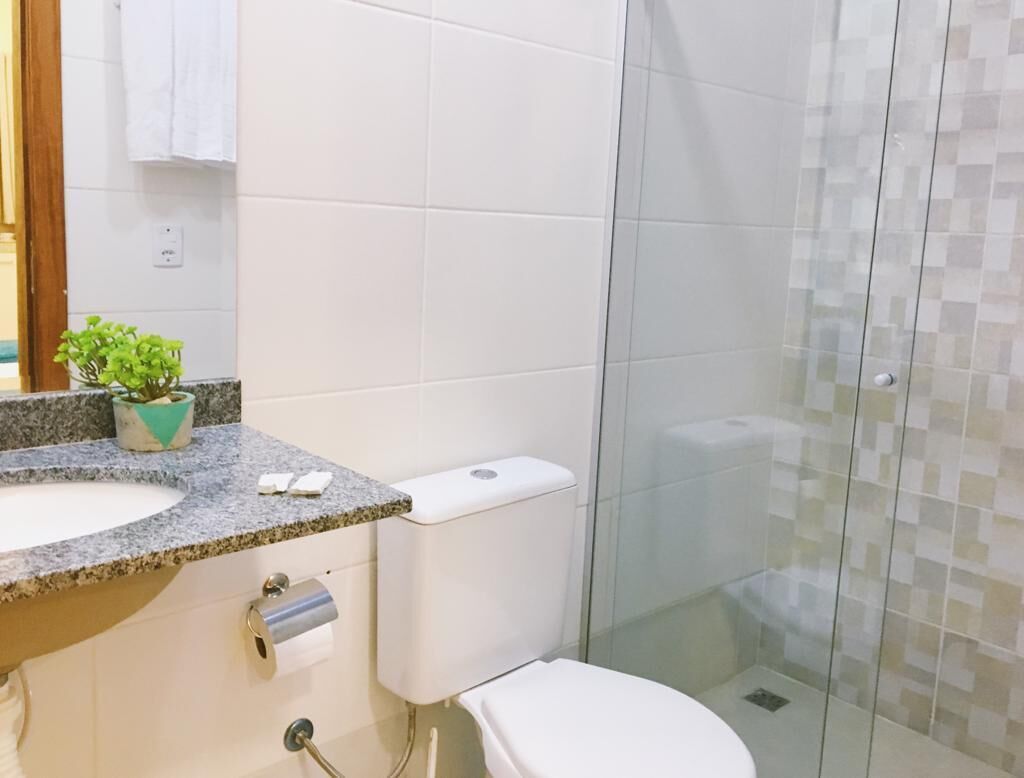 Towels, soap, toilet paper