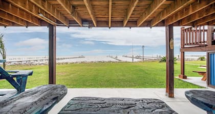 WATERFRONT, pet-friendly retreat with lighted 300’ fishing pier & boat launch!