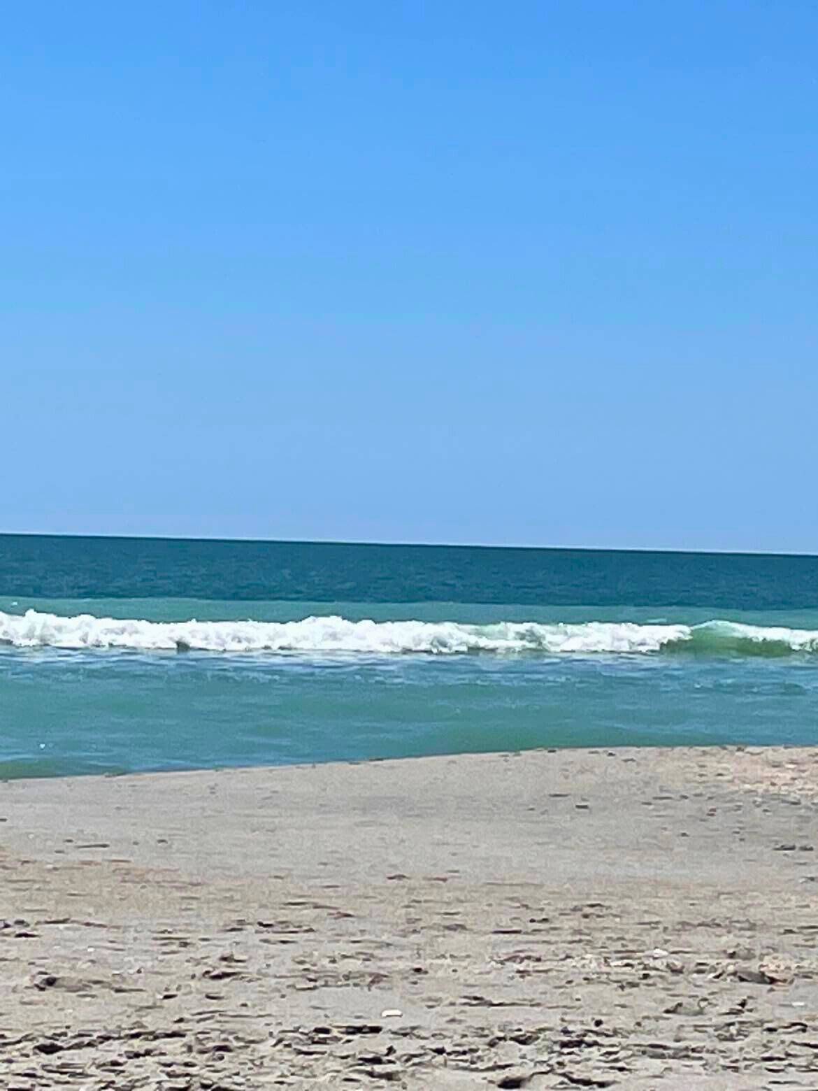 On the beach