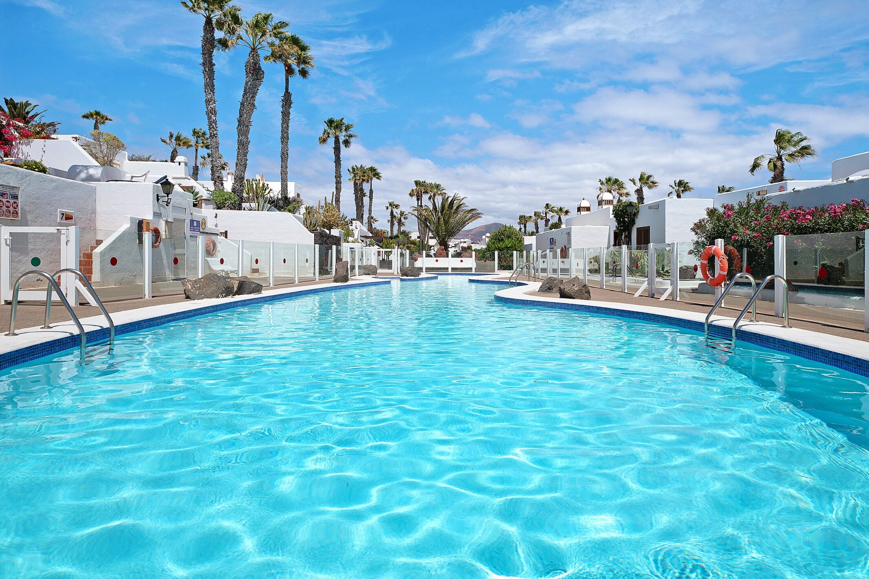 Una piscina riscaldata