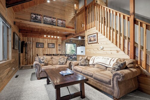 Wood Burning Fireplace | Fenced Yard | Cozy Cabin