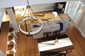 Smart TV, table football, books