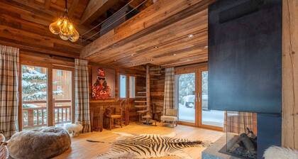 Chalet Chardon Bleu : jacuzzi, hammam et sauna à Méribel Mottaret