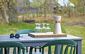 Outdoor dining - 3 bedroom beautiful home in ørsted (Ørsted)