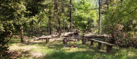 Overnatningsstedets område