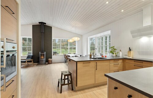 Awesome home in Højslev with sauna