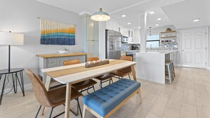 Dining - Seaside Escape | Modern 2BR w/ Balcony, Pool & Ocean Views!🌴 (Cape Canaveral)