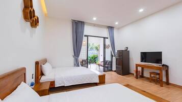 Family Villa, Pool View | 1 bedroom, premium bedding, down comforters, memory foam beds