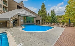 Indoor pool, outdoor pool