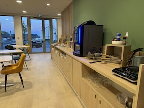 Daily buffet breakfast (EUR 12 per person)