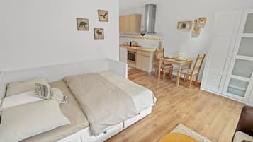 1 Schlafzimmer, kostenloses WLAN, Bettwäsche