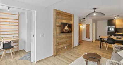 Appartement rénové avec vue panoramique et sauna