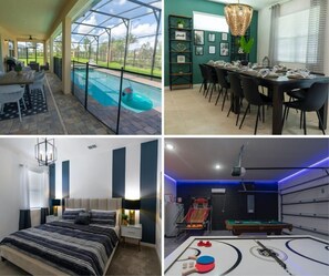 8 habitaciones, escritorio, tabla de planchar con plancha y wifi