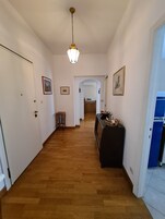 City Apartment | Living area | 19-inch TV with digital channels