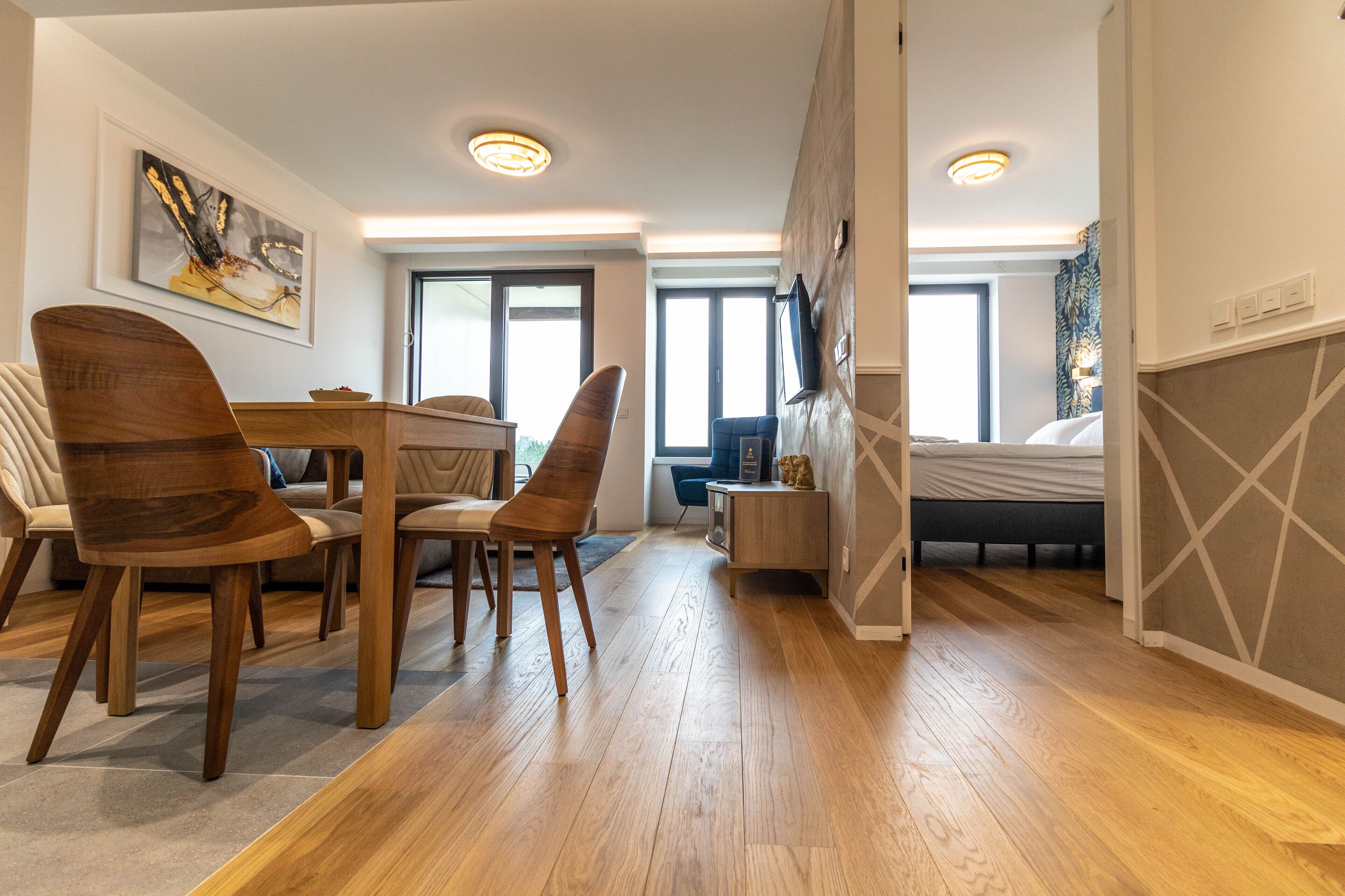 Leilighet – business | Oppholdsområde | Flatskjerm-TV