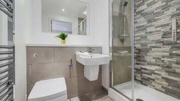 Shower, hair dryer