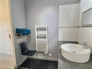 Towels, soap, toilet paper
