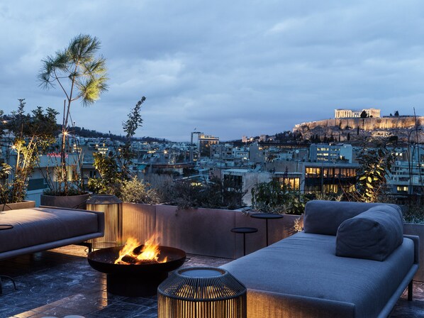 Terrasse sur le toit