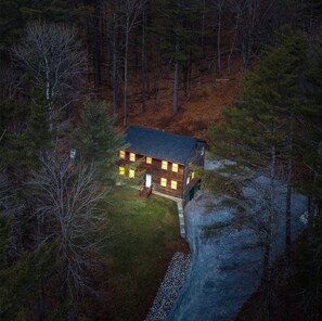 Exterior - House on The Rocks with EV Charger (Chittenden)