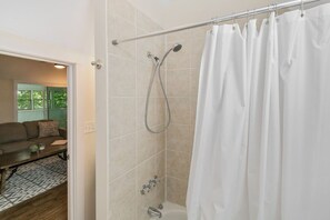 Hair dryer, towels