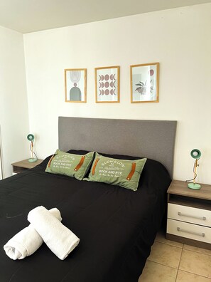 1 Schlafzimmer, kostenloses WLAN, Bettwäsche