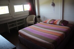 1 bedroom, in-room safe, iron/ironing board, travel cot