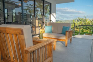Terrace/patio - Ocean View Villa at Cerromar, El Sunzal near El Tunco (El Sunzal)