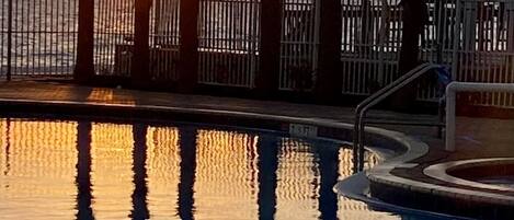 Indoor pool, outdoor pool