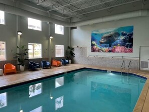 Indoor pool, outdoor pool