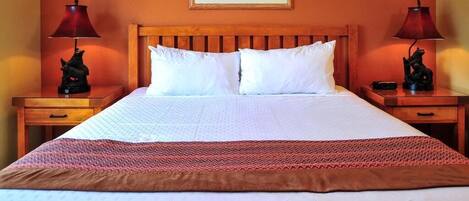 2 bedrooms, in-room safe, iron/ironing board, WiFi