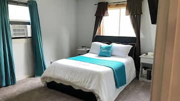 2 makuuhuonetta, vuodevaatteet