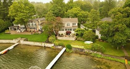 Lakeside — Luxury on Owasco Lake — Level Lake Frontage — Best Location