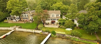 Lakeside — Luxury on Owasco Lake — Level Lake Frontage — Best Location