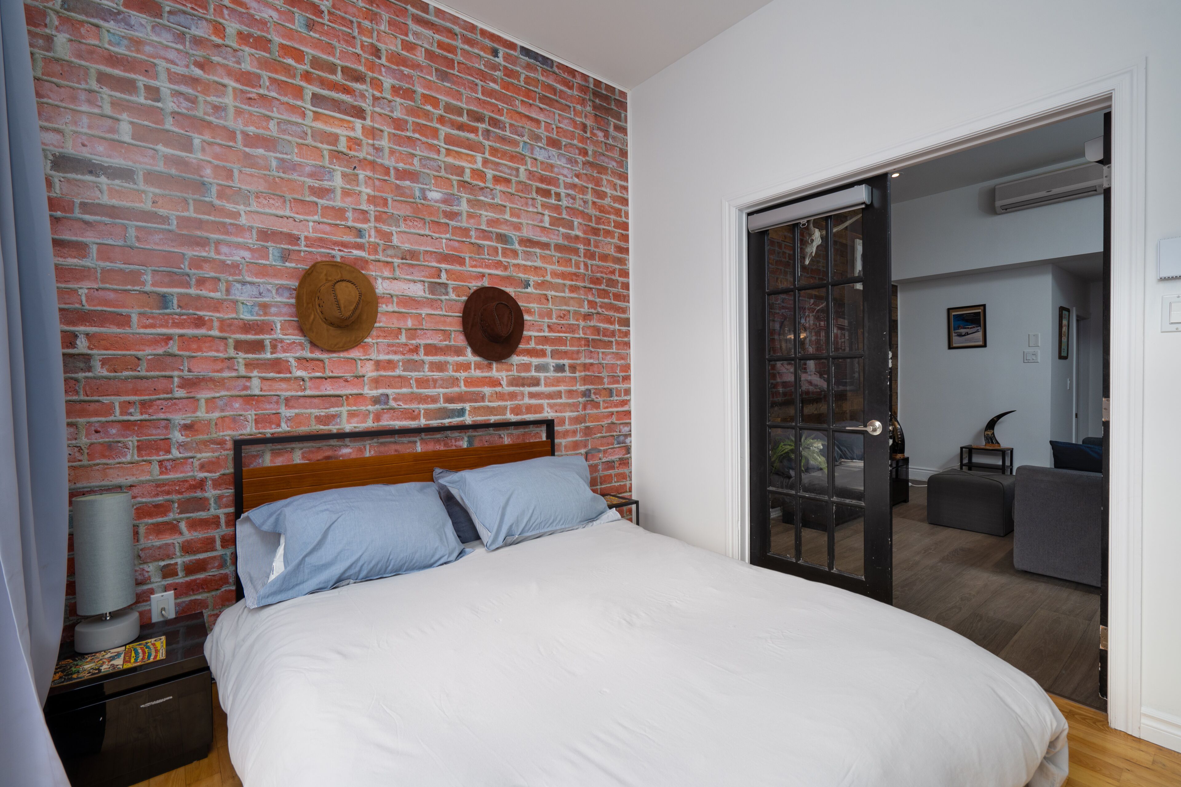 2 bedrooms, iron/ironing board, travel crib, WiFi (free)