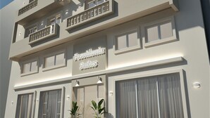 施設の正面
