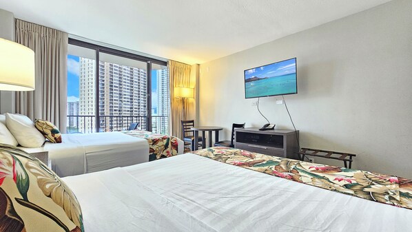 Desk, iron/ironing board, free WiFi, bed sheets