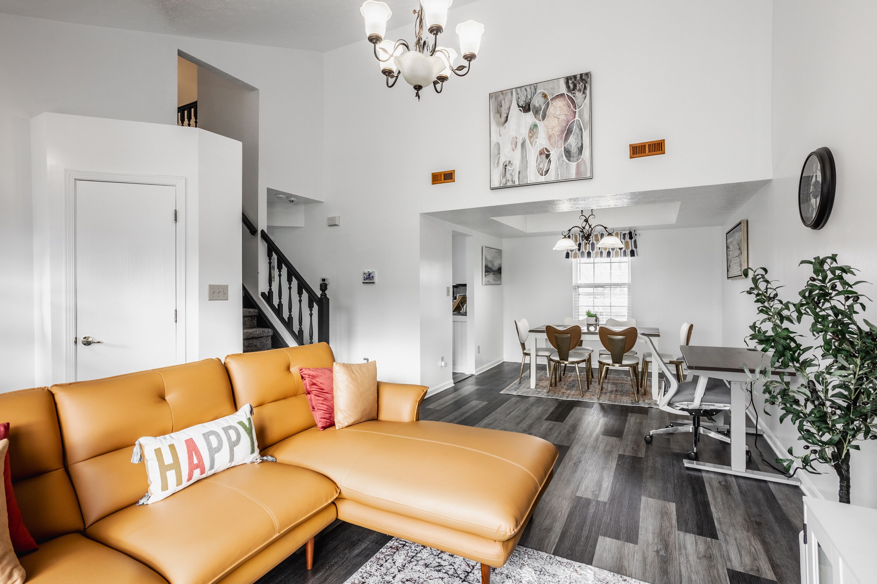 Smart TV, fireplace, offices