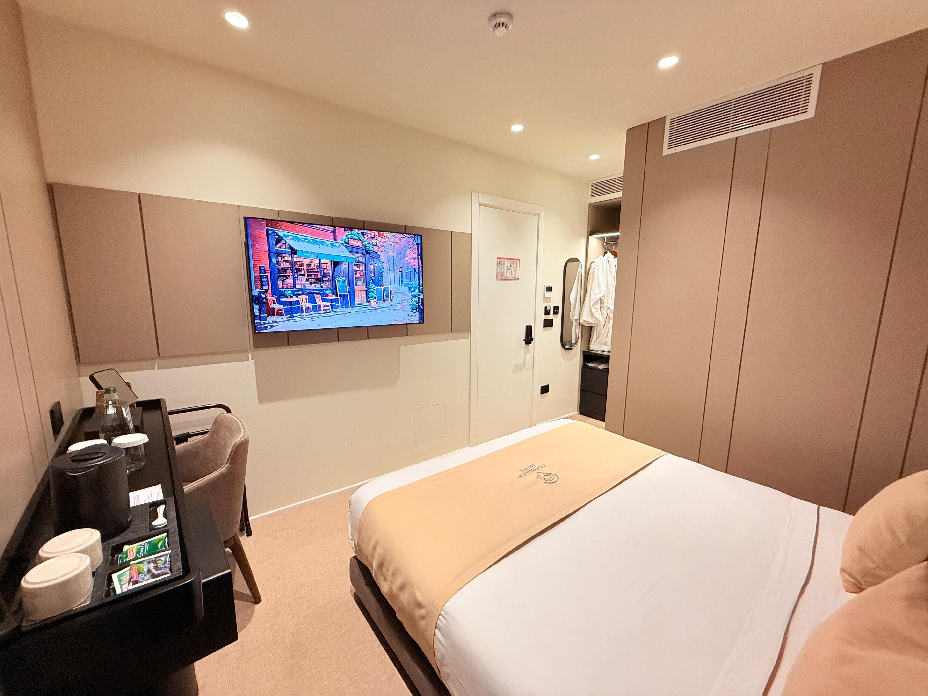 標準雙人房, 1 張加大雙人床, 陽台 | 高級寢具、記憶床墊、迷你吧、客房內保險箱